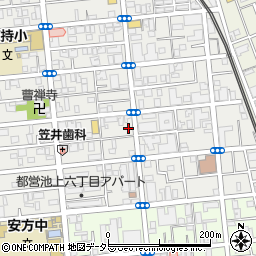 三千石寿司周辺の地図
