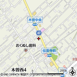 幸楽苑町田木曽店周辺の地図