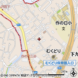 神奈川県相模原市緑区下九沢497周辺の地図