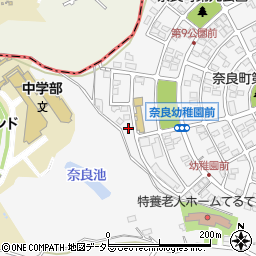 神奈川県横浜市青葉区奈良町2533-176周辺の地図