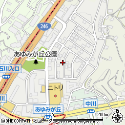 神奈川県横浜市都筑区あゆみが丘17周辺の地図