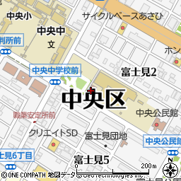相模原市役所　富士見こどもセンター・児童クラブ周辺の地図