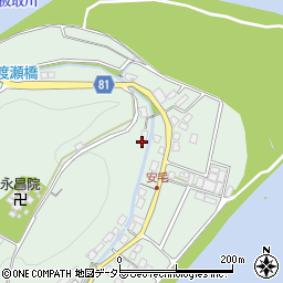 岐阜県美濃市安毛389周辺の地図