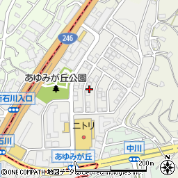 神奈川県横浜市都筑区あゆみが丘周辺の地図