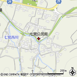 七覚公民館周辺の地図