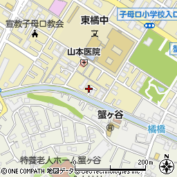 神奈川県川崎市高津区子母口720周辺の地図