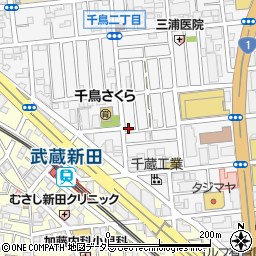 東京都大田区千鳥2丁目29-8周辺の地図