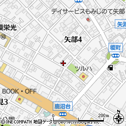 神奈川県相模原市中央区矢部4丁目7-14周辺の地図