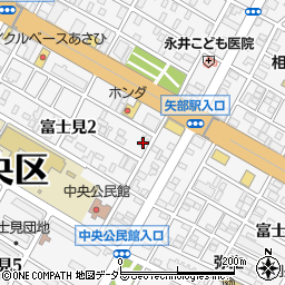神奈川県相模原市中央区富士見2丁目9-10周辺の地図