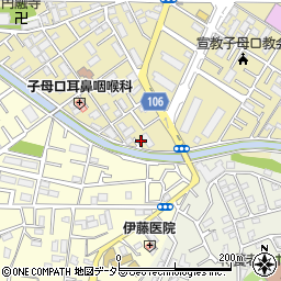 神奈川県川崎市高津区子母口946-3周辺の地図
