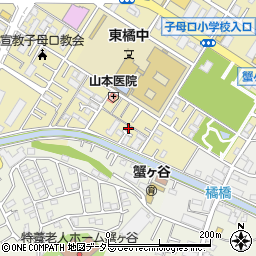 神奈川県川崎市高津区子母口719-5周辺の地図