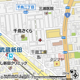 東京都大田区千鳥2丁目31-7周辺の地図