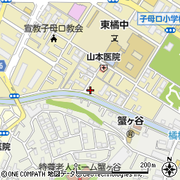 神奈川県川崎市高津区子母口726周辺の地図