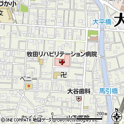 牧田ケアプランセンター周辺の地図