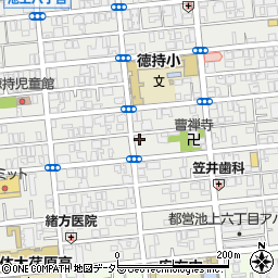 東京都大田区池上7丁目周辺の地図
