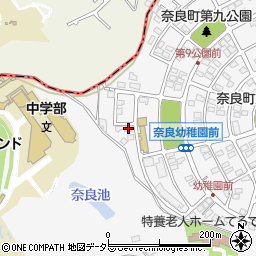神奈川県横浜市青葉区奈良町2533-16周辺の地図