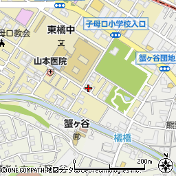神奈川県川崎市高津区子母口704周辺の地図