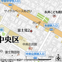 神奈川県相模原市中央区富士見2丁目9-18周辺の地図