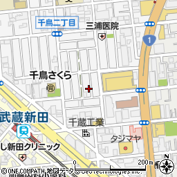東京都大田区千鳥2丁目31-4周辺の地図