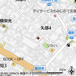 神奈川県相模原市中央区矢部4丁目7-16周辺の地図