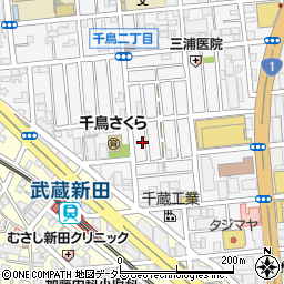 東京都大田区千鳥2丁目29-4周辺の地図