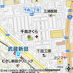 東京都大田区千鳥2丁目29-4周辺の地図