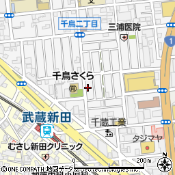 東京都大田区千鳥2丁目29-10周辺の地図