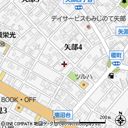 神奈川県相模原市中央区矢部4丁目7-8周辺の地図