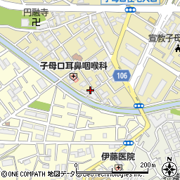 神奈川県川崎市高津区子母口964周辺の地図