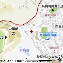 神奈川県横浜市青葉区奈良町2533-13周辺の地図