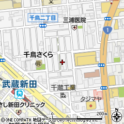 東京都大田区千鳥2丁目31-10周辺の地図
