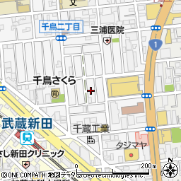 東京都大田区千鳥2丁目31周辺の地図