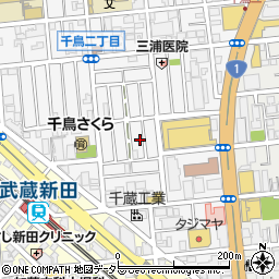 東京都大田区千鳥2丁目31-3周辺の地図