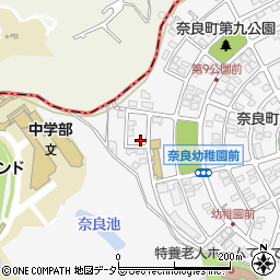 神奈川県横浜市青葉区奈良町2533-14周辺の地図