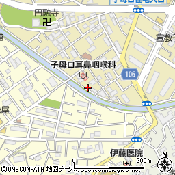 神奈川県川崎市高津区子母口966周辺の地図