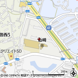 東京都町田市山崎周辺の地図