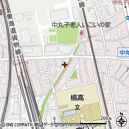 神奈川県川崎市中原区中丸子1192-31周辺の地図
