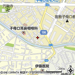 神奈川県川崎市高津区子母口954周辺の地図