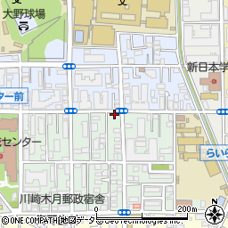 神奈川県川崎市中原区木月祗園町12-31周辺の地図