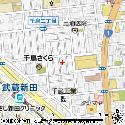 東京都大田区千鳥2丁目31-11周辺の地図