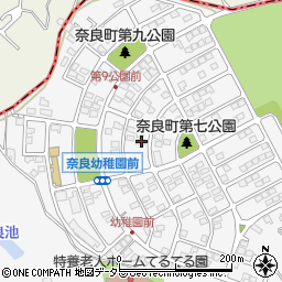神奈川県横浜市青葉区奈良町2423-54周辺の地図