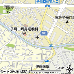神奈川県川崎市高津区子母口954-5周辺の地図