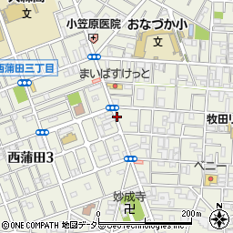 蒲兎鮨 ほとすし 蒲田周辺の地図