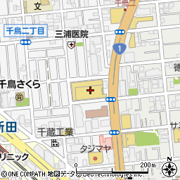 東京都大田区千鳥2丁目33周辺の地図