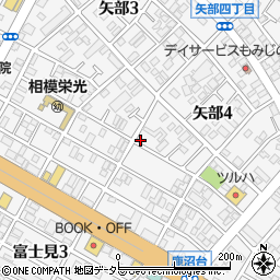 神奈川県相模原市中央区矢部4丁目7-21周辺の地図