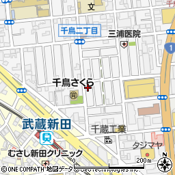 東京都大田区千鳥2丁目29-11周辺の地図