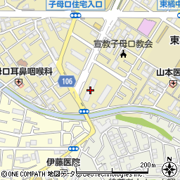神奈川県川崎市高津区子母口791周辺の地図