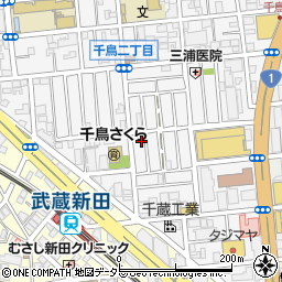 東京都大田区千鳥2丁目29-2周辺の地図