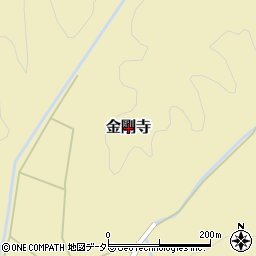 兵庫県豊岡市金剛寺周辺の地図
