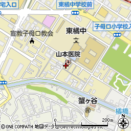 神奈川県川崎市高津区子母口728周辺の地図